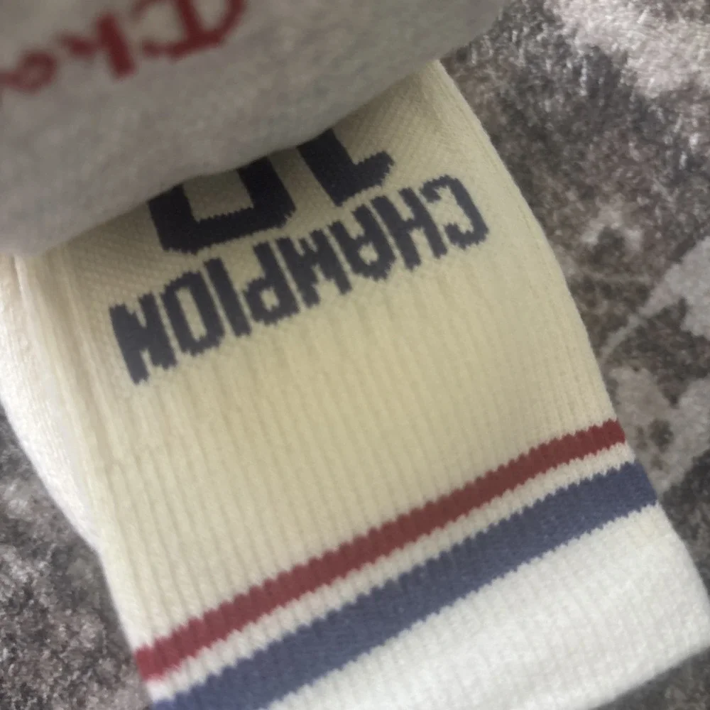 Champion Women's Cushion Crew Socks 3 Pair Size 4-10 Blue Grey White